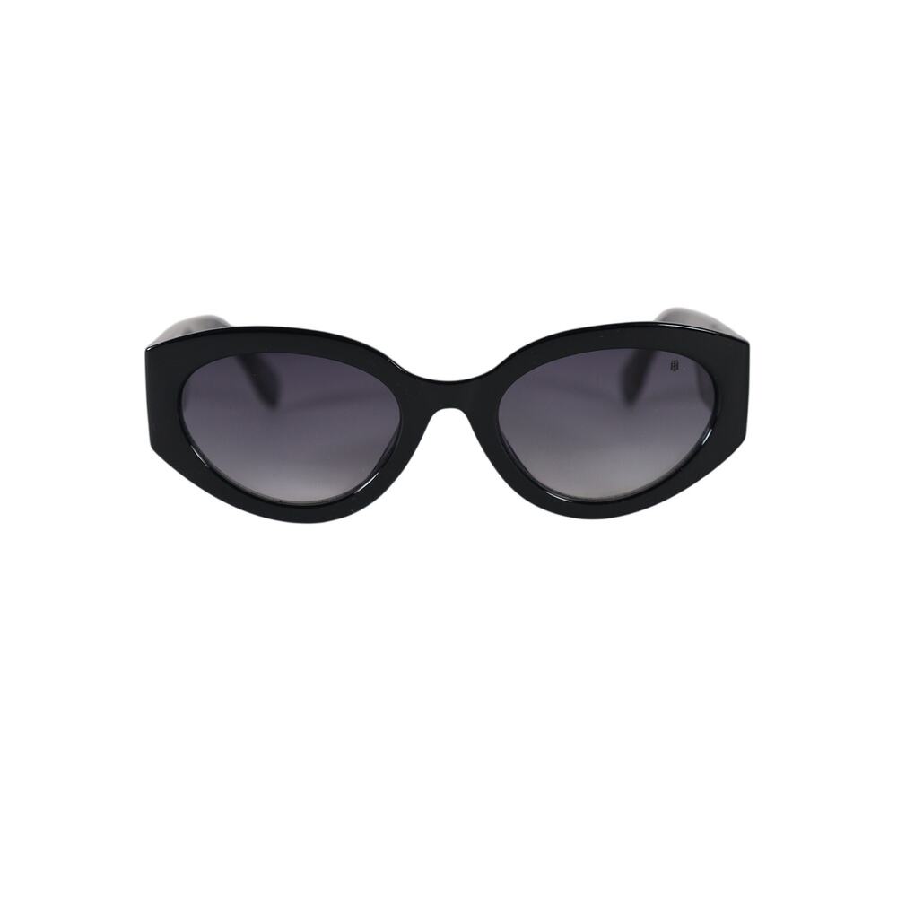 Tommy Hilfiger Women’s Oval Sunglasses – Black / Grey Gradient – NWT